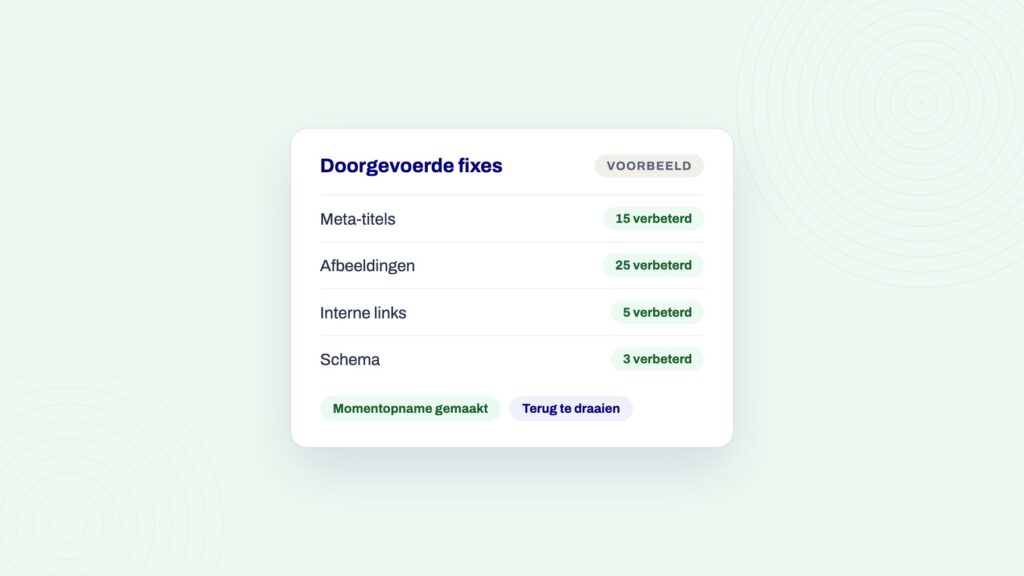 Voorbeeldpaneel bij het artikel over wordpress caching